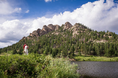 Lily Lake wedding Rocky Mountain National Park