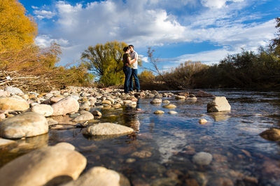 Autumn engagement photos in Colorado