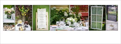 Reception details at Fort Collins wedding