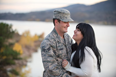 Air Force engagement photos in Colorado