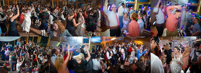 Dance party reception pics at Perry Mansfield wedding