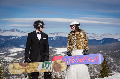 Breckenridge Ski Resort wedding photo Colorado