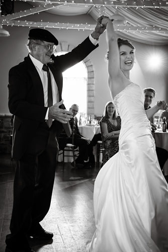 Father Daughter dance at Tapestry House wedding reception