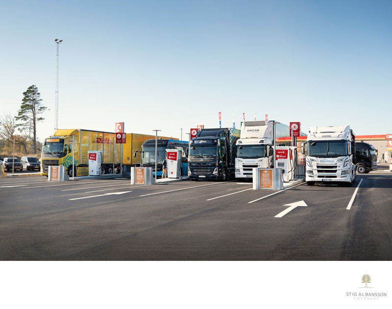 Vädermotet Circle K - Snabbladdning för tung trafik
