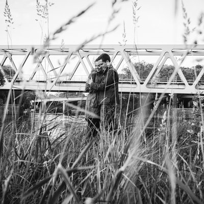 Parfotografering innan bröllop i Göteborg