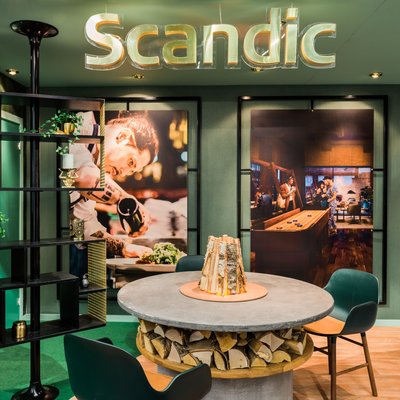 Scandics mässmonter designad av Parad Design Solution