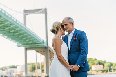 Bröllopsfotografering vid Röda Sten och Älvsborgsbron