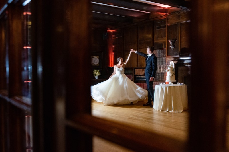 Main Parlor Wedding Reception at the Connors Center