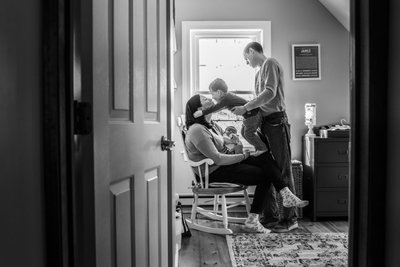 in home newborn photographer