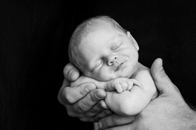 Black white newborn photography rhode island