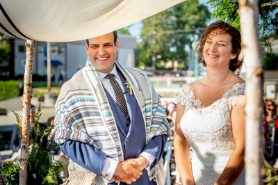 Jewish wedding ceremony Bristol Rhode Island