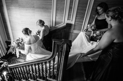 Wedding photojournalism at Endicott Estate