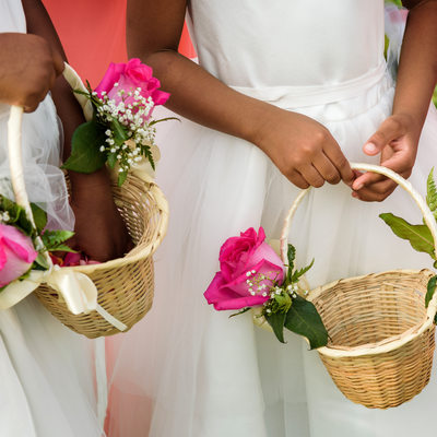 flower basket for wedding in jamaica
