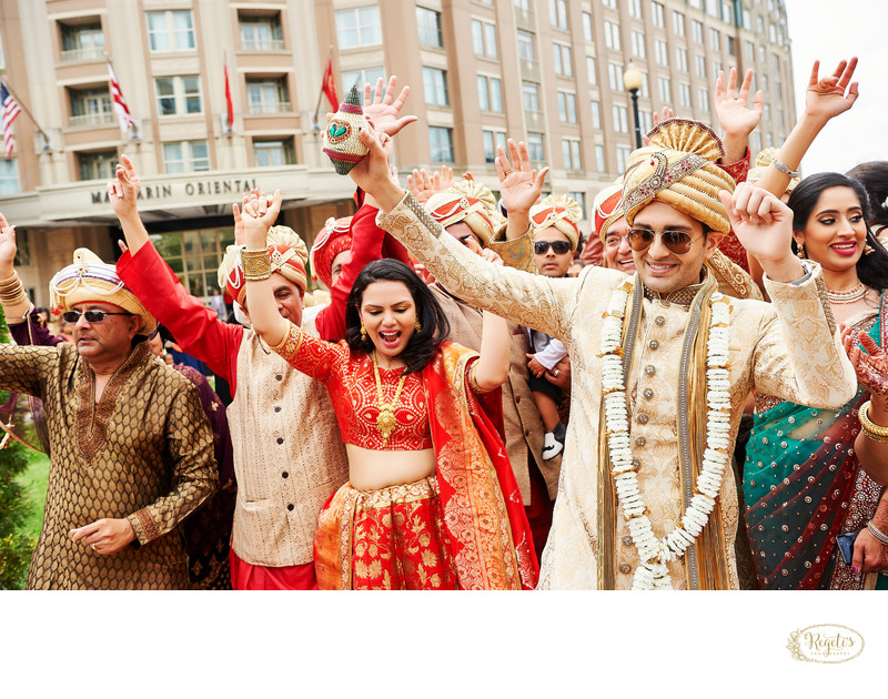 Indian Wedding Baraat at Mandarin Oriental Hotel