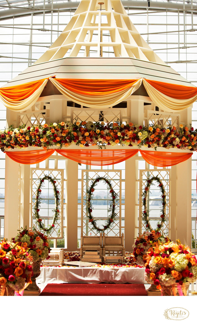 Mandap Decor for South Asian Wedding