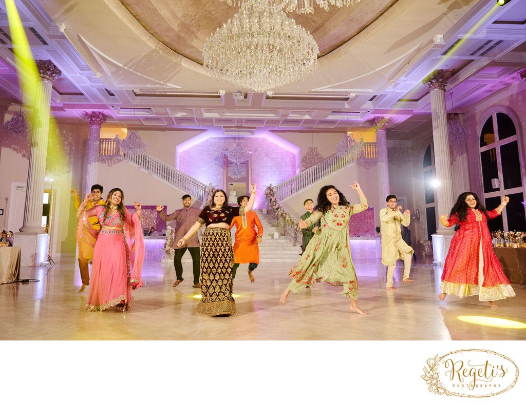 Jahnnavi and Sameer’s Sangeet Ceremony at The Bellevue Conference and Event Center
