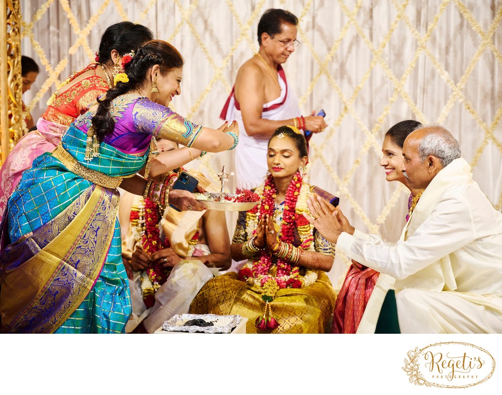Hinduja and Adi’s Traditional Indian Hindu Wedding with Telugu and Tamil Traditions.