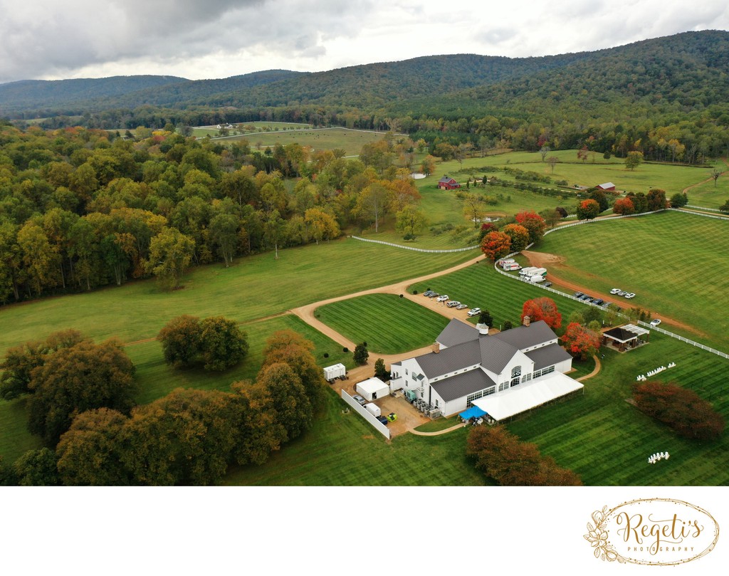 Wedding sangeet event celebrations and ceremonies at the Castle Hill Cider in Keswick, Virginia