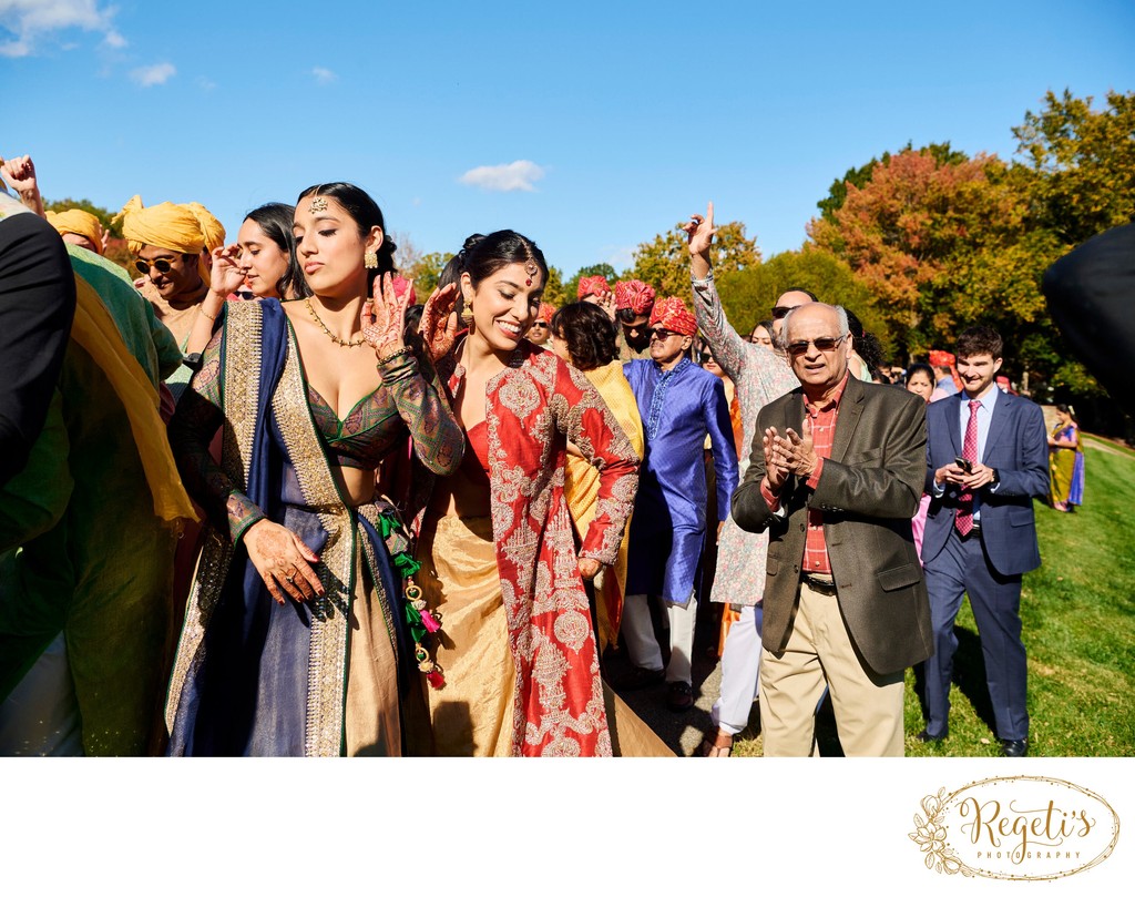 Anjali and Manish’s Romantic Straight-Out-of-Bollywood Wedding on the Lawn at the Boars Head Resort in Charlottesville, Virginia