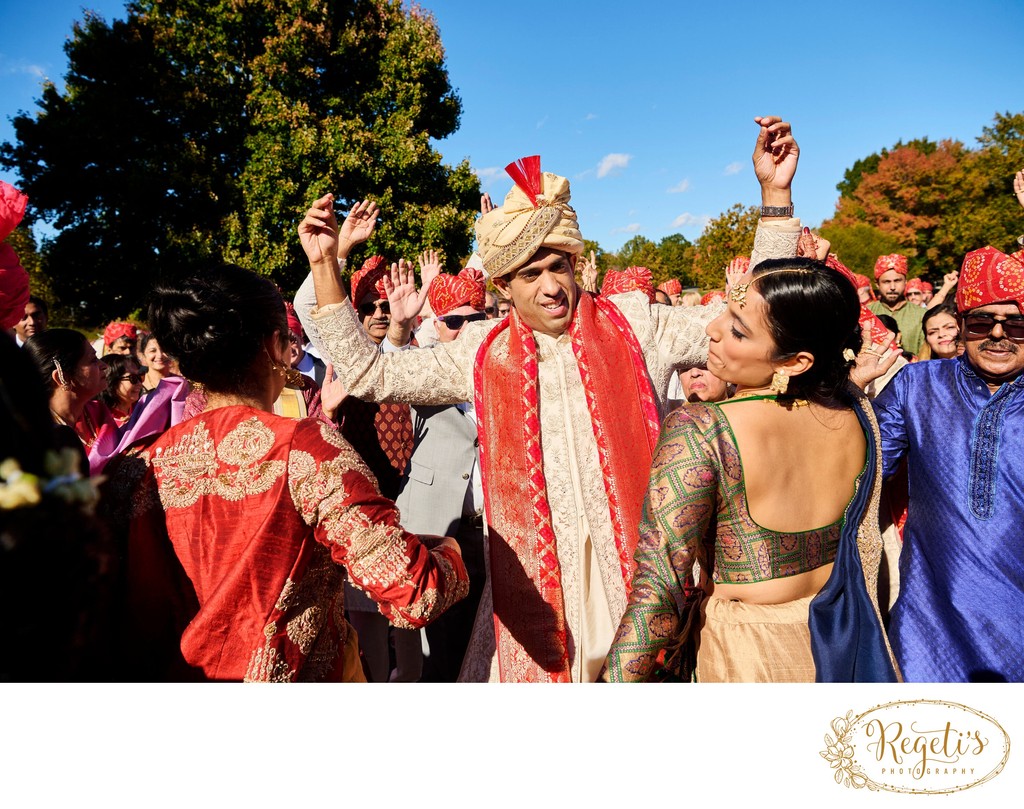 Anjali and Manish’s Romantic Straight-Out-of-Bollywood Wedding on the Lawn at the Boars Head Resort in Charlottesville, Virginia