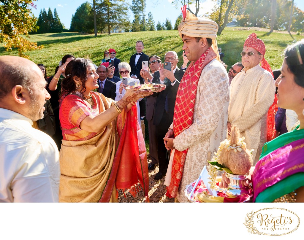 Anjali and Manish’s Romantic Straight-Out-of-Bollywood Wedding on the Lawn at the Boars Head Resort in Charlottesville, Virginia