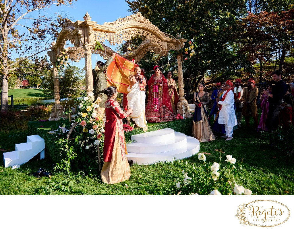 Anjali and Manish’s Romantic Straight-Out-of-Bollywood Wedding on the Lawn at the Boars Head Resort in Charlottesville, Virginia