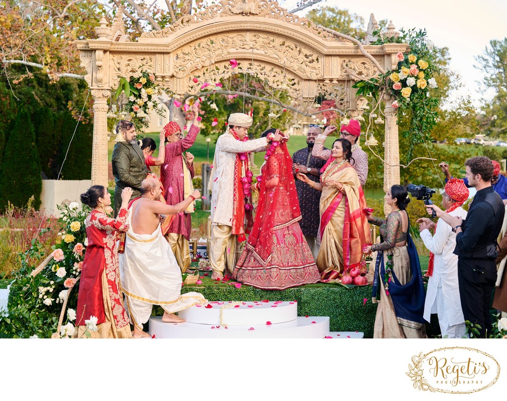 Anjali and Manish’s Romantic Straight-Out-of-Bollywood Wedding on the Lawn at the Boars Head Resort in Charlottesville, Virginia