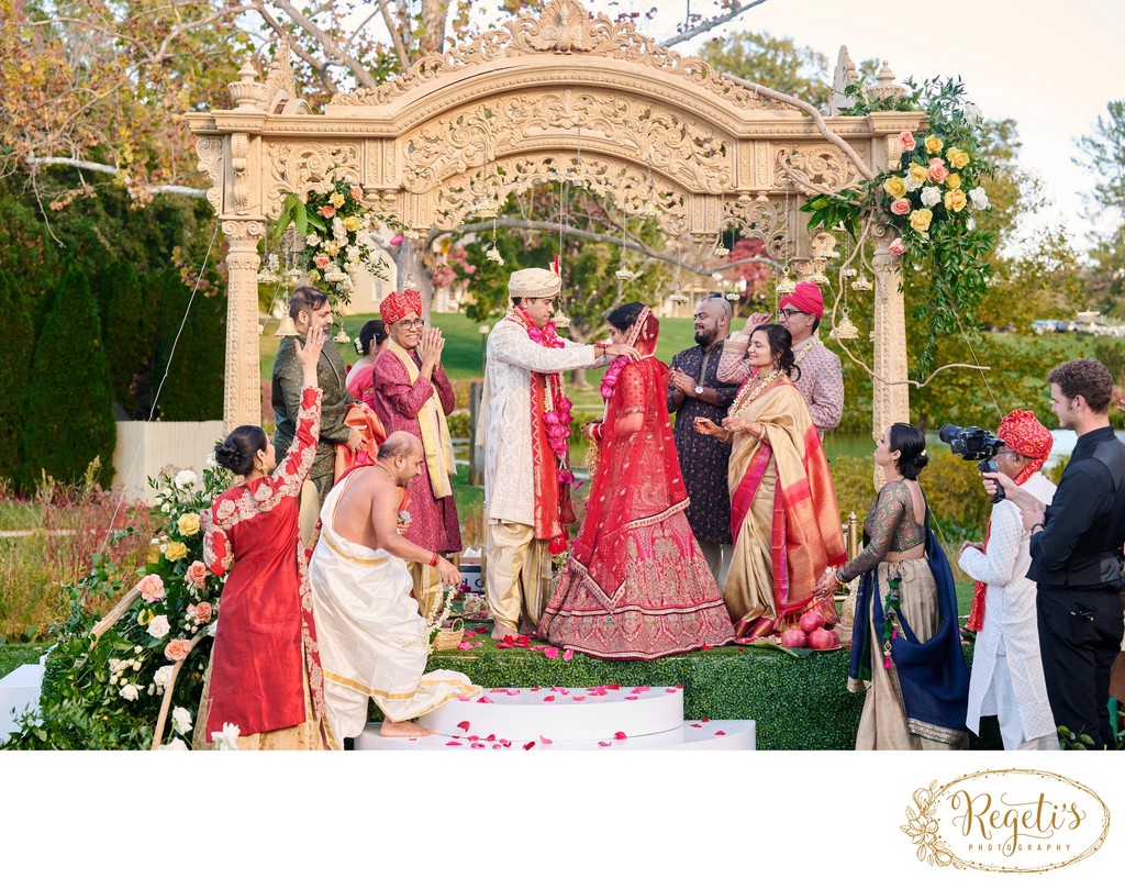 Anjali and Manish’s Romantic Straight-Out-of-Bollywood Wedding on the Lawn at the Boars Head Resort in Charlottesville, Virginia