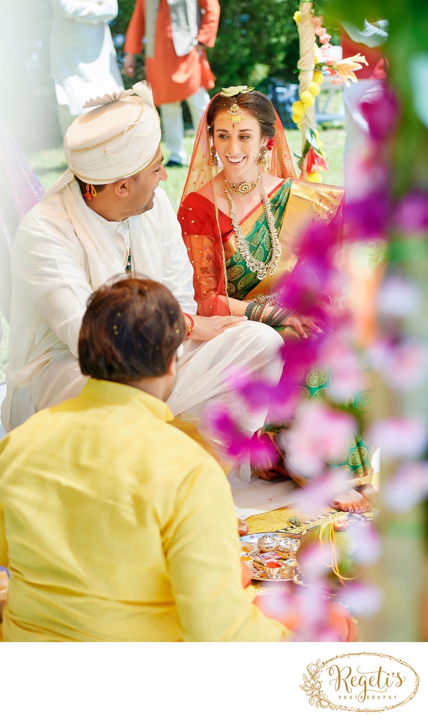 Telugu and American Wedding Ceremony