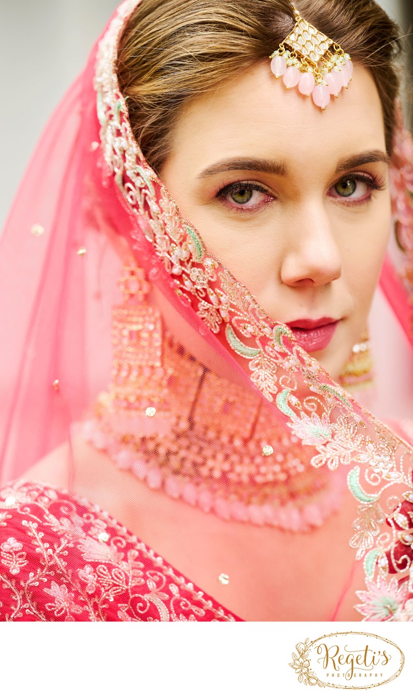 Caucasian Sikh Bride