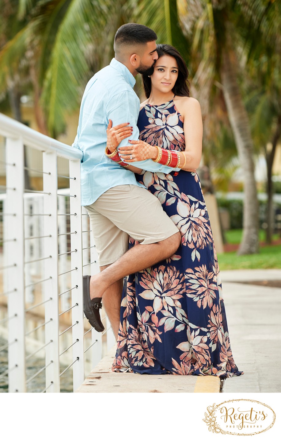 Amit and Lali’s pre-wedding couple’s portraits in Fort Lauderdale, Florida