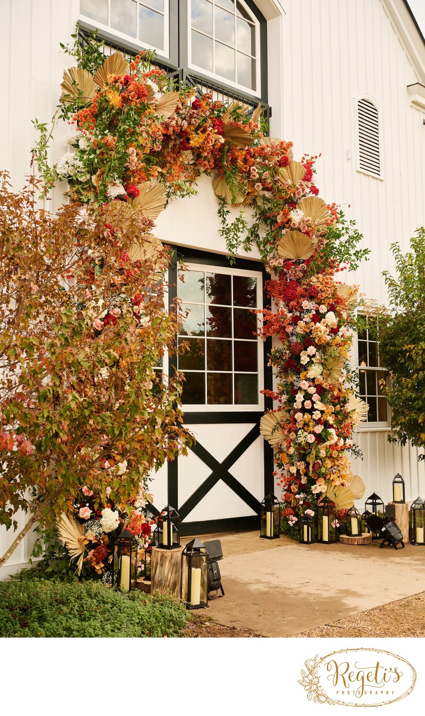 Wedding sangeet event celebrations and ceremonies at the Castle Hill Cider in Keswick, Virginia