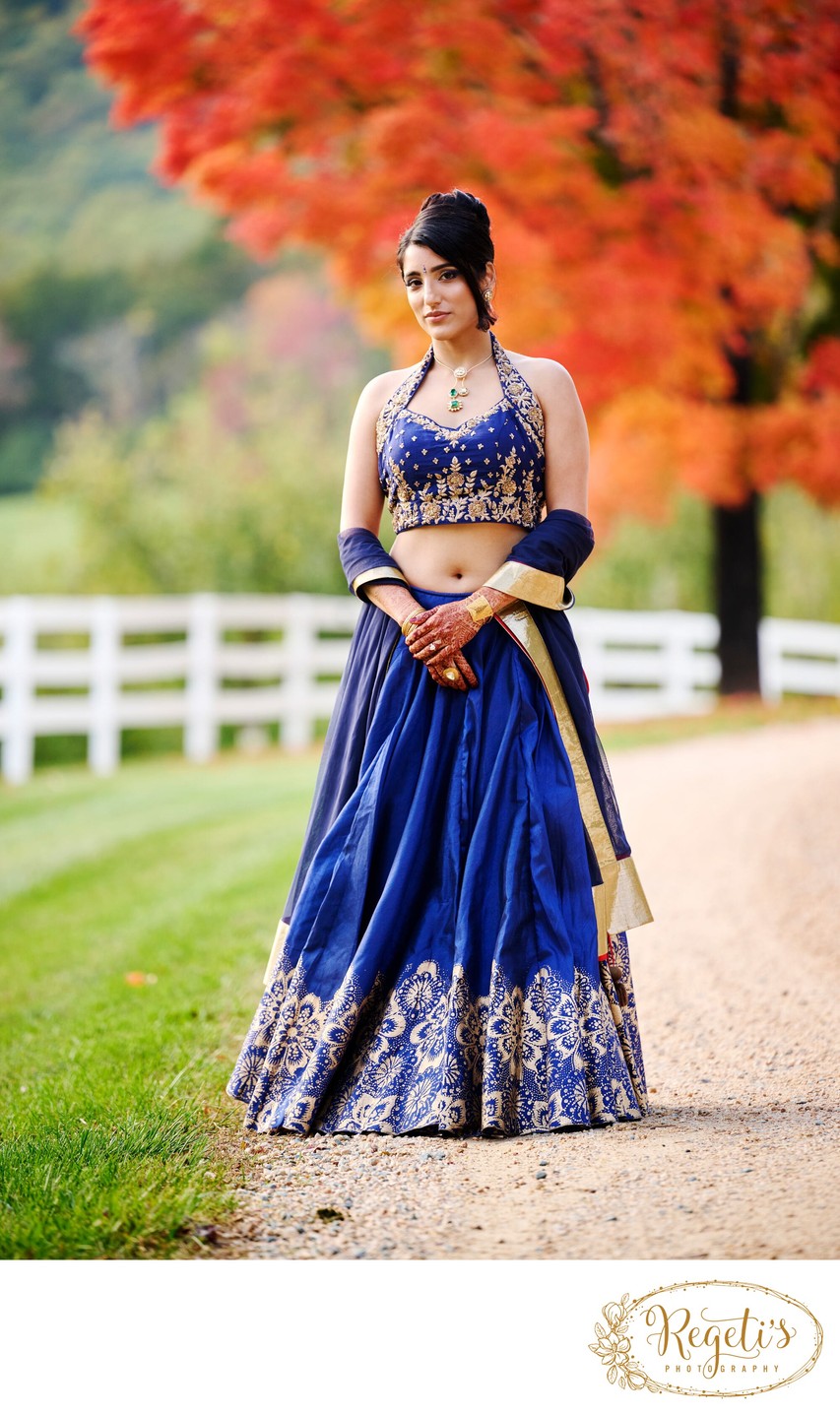 Wedding sangeet event celebrations and ceremonies at the Castle Hill Cider in Keswick, Virginia