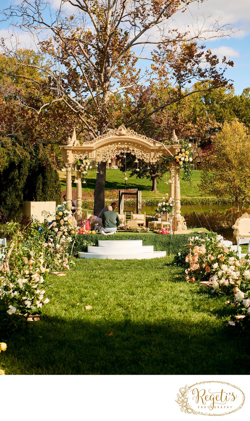 Anjali and Manish’s Romantic Straight-Out-of-Bollywood Wedding on the Lawn at the Boars Head Resort in Charlottesville, Virginia