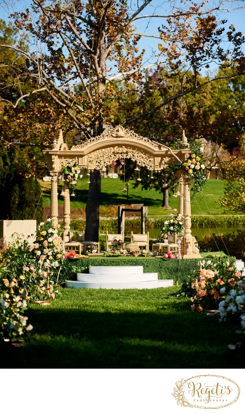 Anjali and Manish’s Romantic Straight-Out-of-Bollywood Wedding on the Lawn at the Boars Head Resort in Charlottesville, Virginia