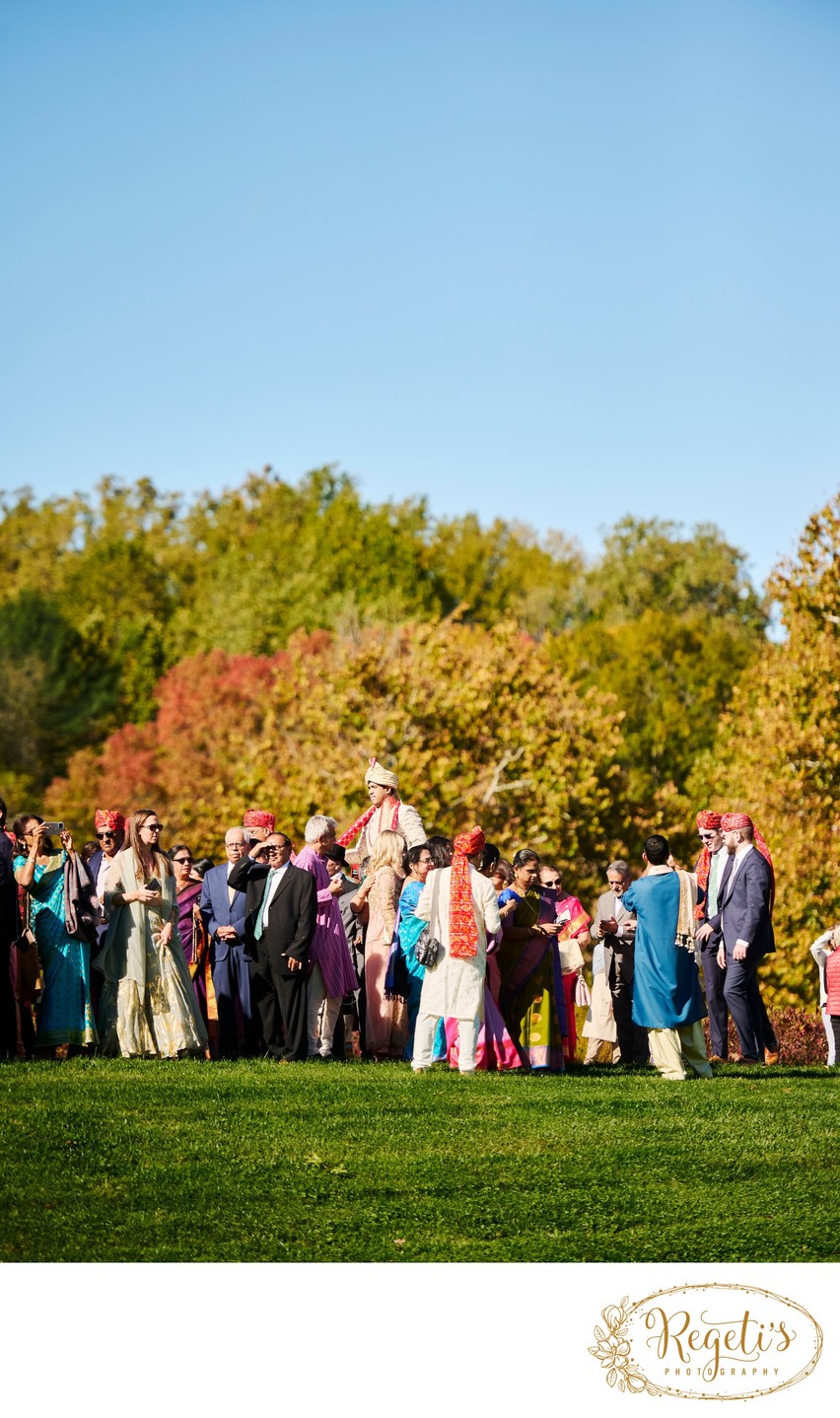 Anjali and Manish’s Romantic Straight-Out-of-Bollywood Wedding on the Lawn at the Boars Head Resort in Charlottesville, Virginia