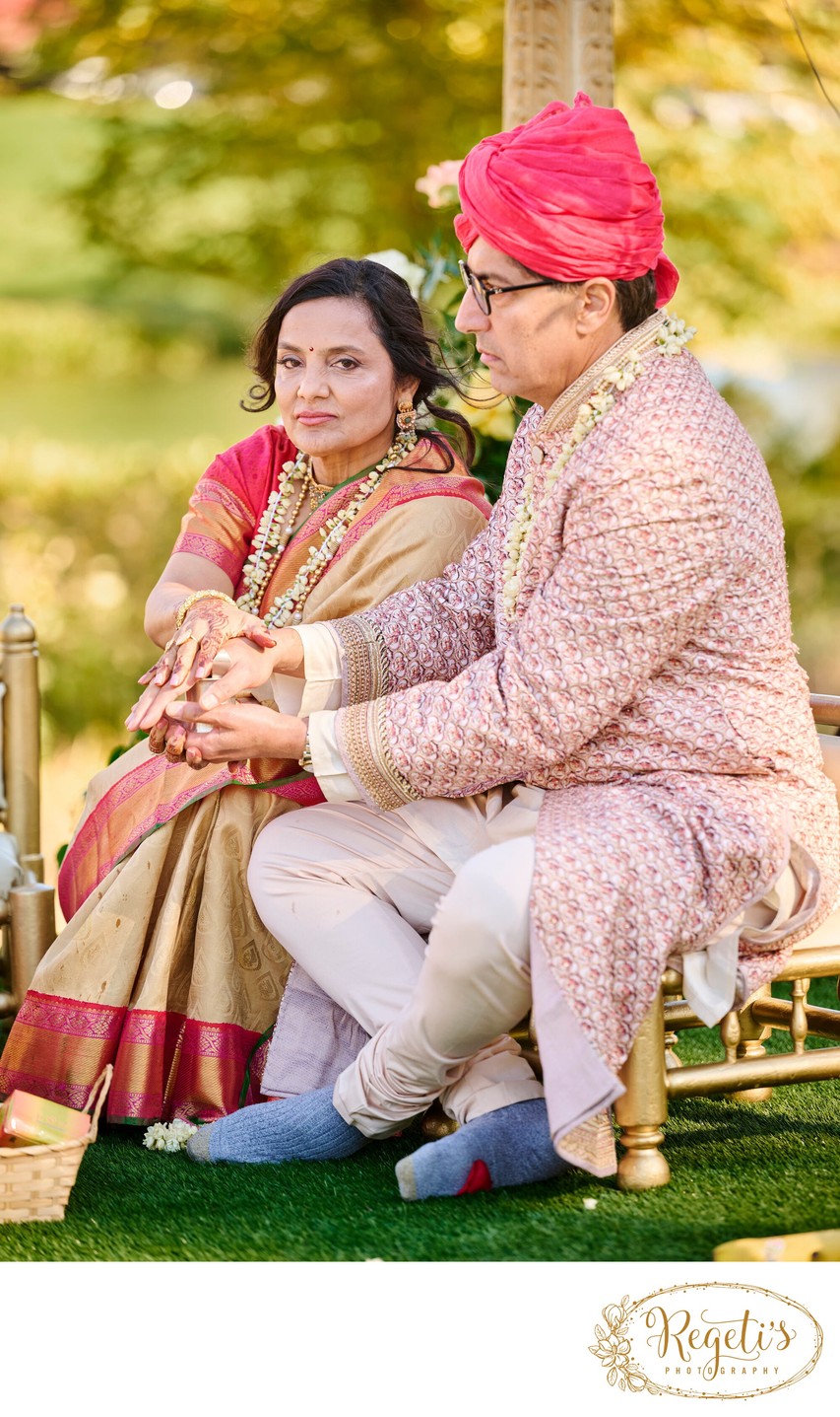 Anjali and Manish’s Romantic Straight-Out-of-Bollywood Wedding on the Lawn at the Boars Head Resort in Charlottesville, Virginia