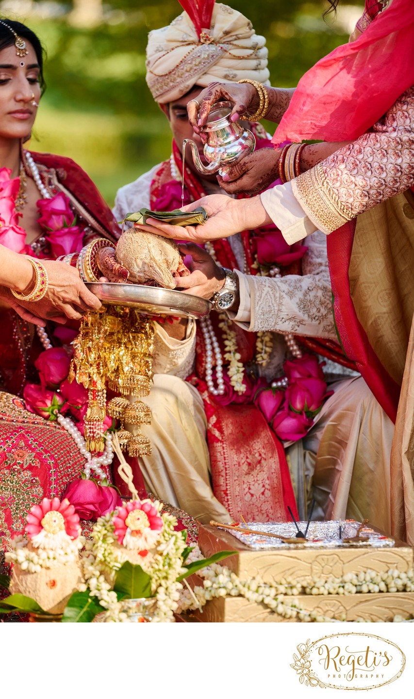 Anjali and Manish’s Romantic Straight-Out-of-Bollywood Wedding on the Lawn at the Boars Head Resort in Charlottesville, Virginia