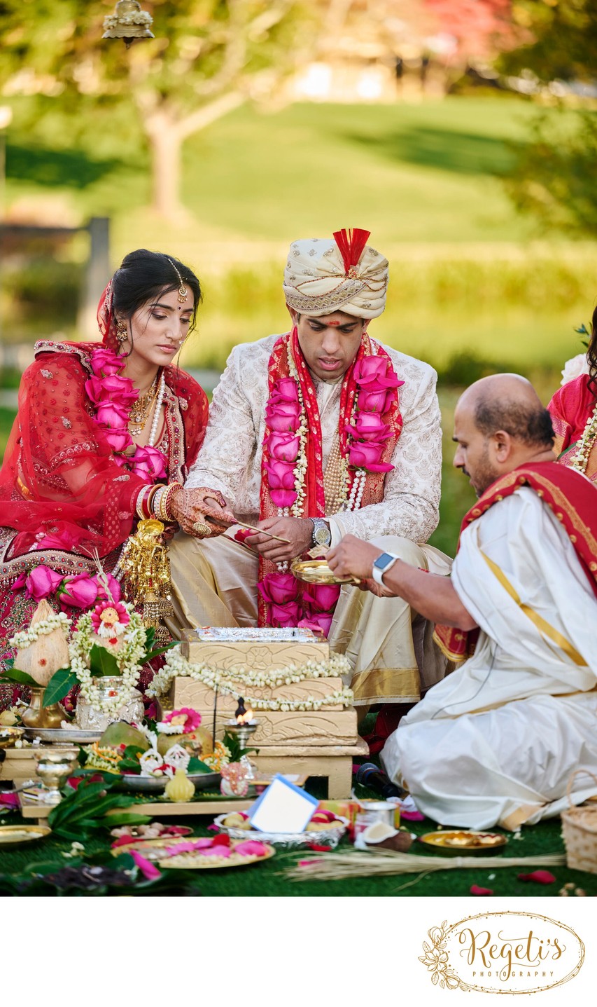 Anjali and Manish’s Romantic Straight-Out-of-Bollywood Wedding on the Lawn at the Boars Head Resort in Charlottesville, Virginia