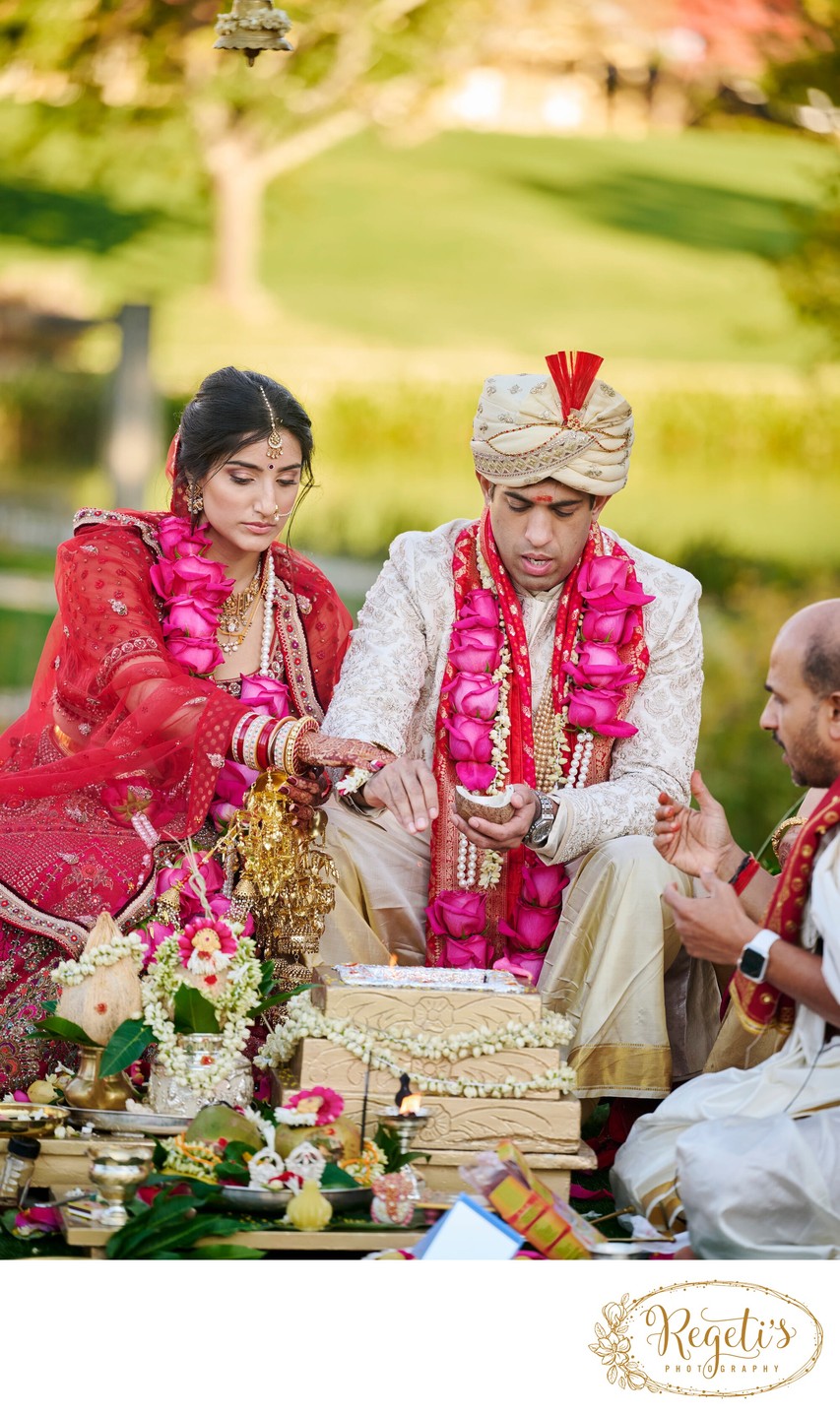 Anjali and Manish’s Romantic Straight-Out-of-Bollywood Wedding on the Lawn at the Boars Head Resort in Charlottesville, Virginia