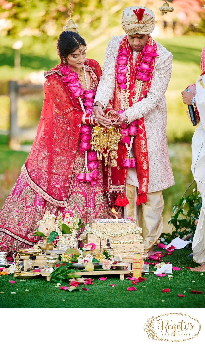 Anjali and Manish’s Romantic Straight-Out-of-Bollywood Wedding on the Lawn at the Boars Head Resort in Charlottesville, Virginia