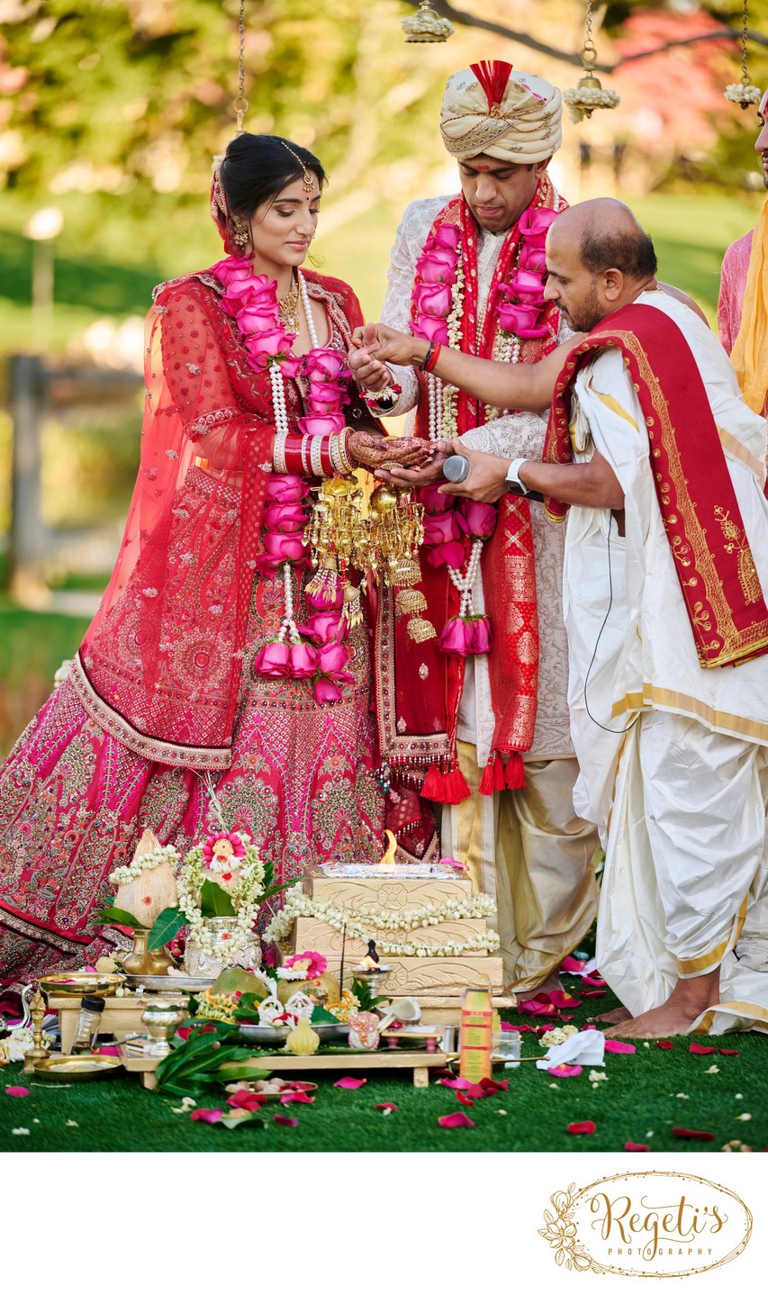 Anjali and Manish’s Romantic Straight-Out-of-Bollywood Wedding on the Lawn at the Boars Head Resort in Charlottesville, Virginia