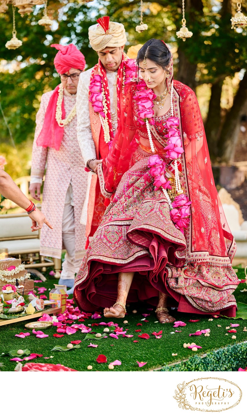 Anjali and Manish’s Romantic Straight-Out-of-Bollywood Wedding on the Lawn at the Boars Head Resort in Charlottesville, Virginia