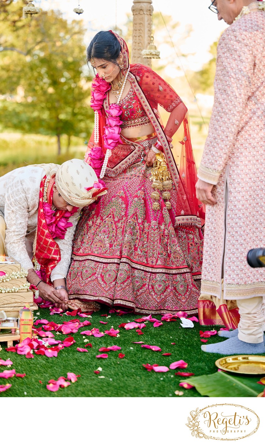 Anjali and Manish’s Romantic Straight-Out-of-Bollywood Wedding on the Lawn at the Boars Head Resort in Charlottesville, Virginia