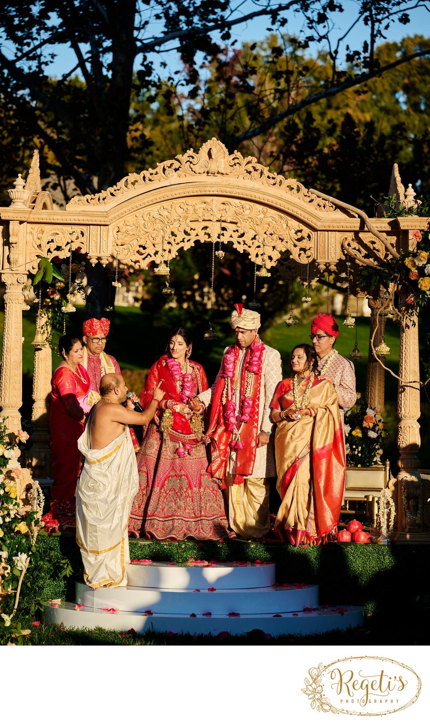 Anjali and Manish’s Romantic Straight-Out-of-Bollywood Wedding on the Lawn at the Boars Head Resort in Charlottesville, Virginia