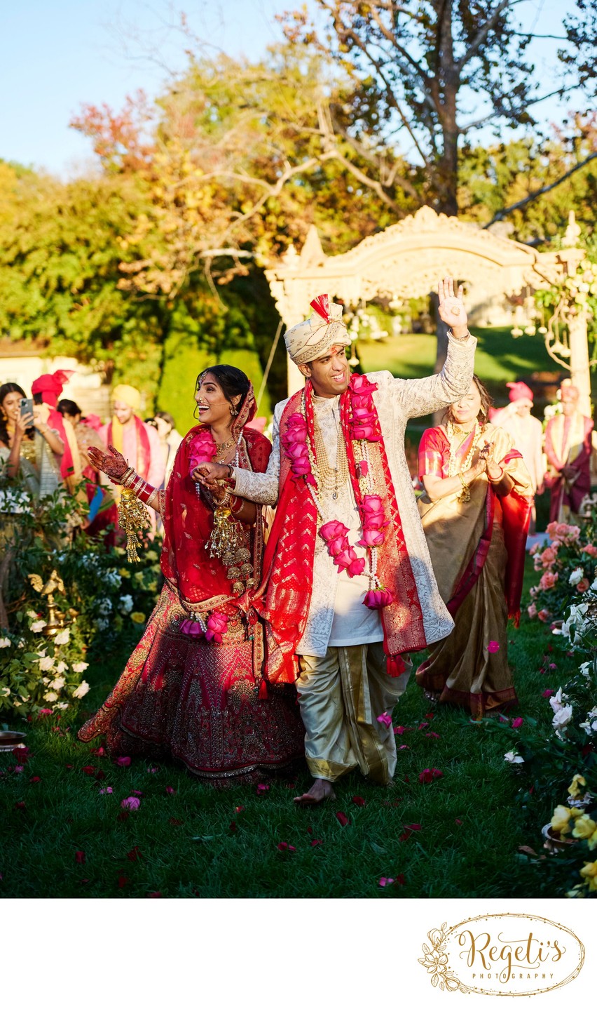 Anjali and Manish’s Romantic Straight-Out-of-Bollywood Wedding on the Lawn at the Boars Head Resort in Charlottesville, Virginia