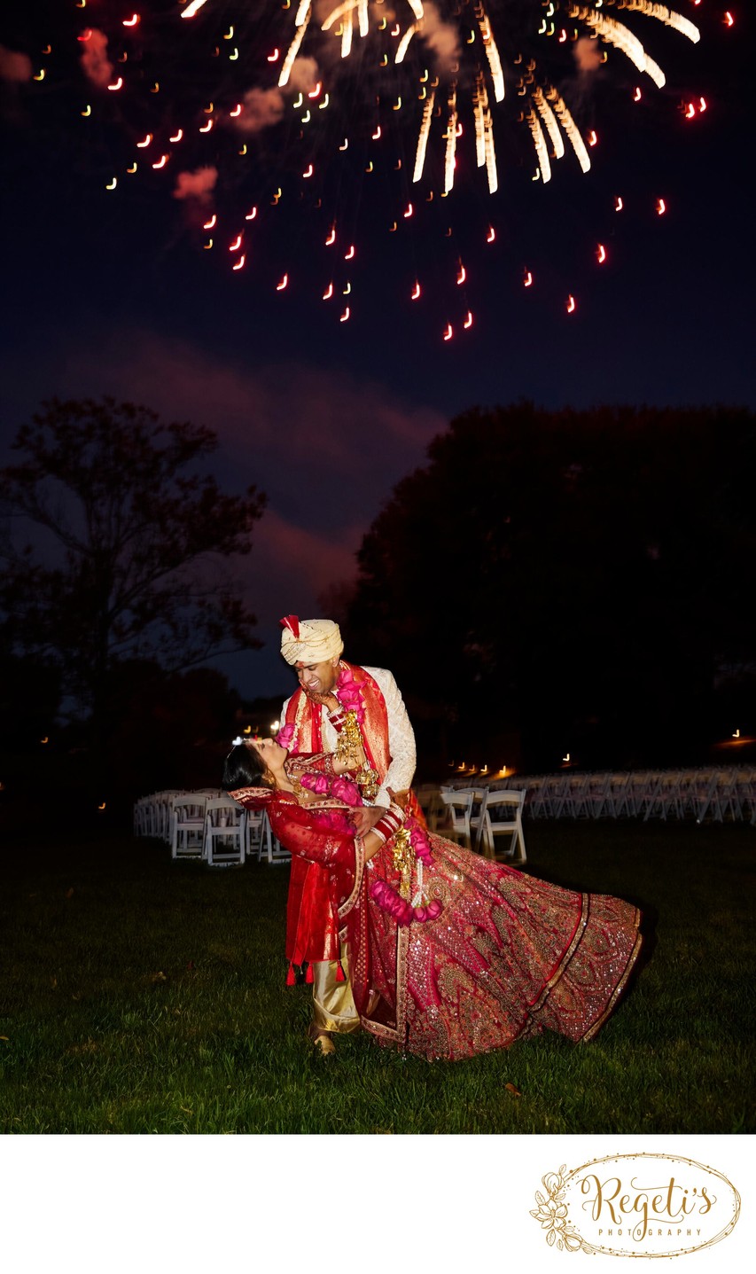 Anjali and Manish’s Romantic Straight-Out-of-Bollywood Wedding on the Lawn at the Boars Head Resort in Charlottesville, Virginia