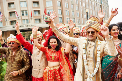 Indian Wedding Baraat at Mandarin Oriental Hotel