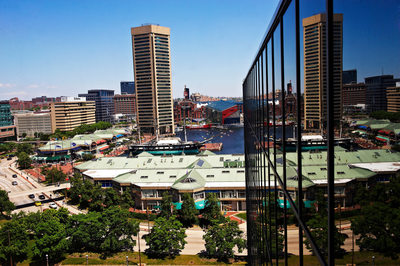 View of Baltimore Inner Harbor