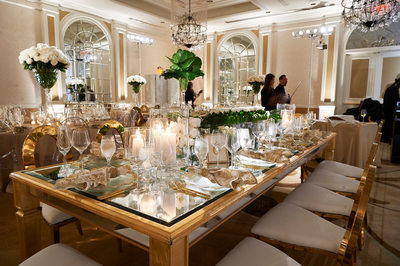 Tablescape at the Fairmont Hotel